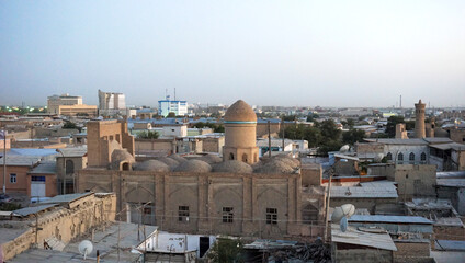 Fototapeta na wymiar Panoramic view of the city of Bukhara