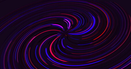 Obraz premium Abstract background with neon glowing multicolored lines.