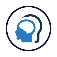 head, brain, health, mental health icon