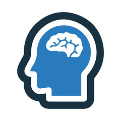 head, brain, health, mental health icon