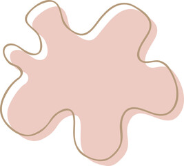 Earth Tone Abstract Shape Illustration