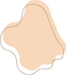 Earth Tone Abstract Shape Illustration