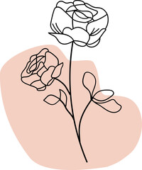 Flower Abstract Organic Shape Minimal