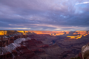 Sunset in The Grand Canyon