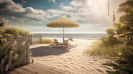 First day of summer 2023, illustration of the first day of summer, vector, summer concept art, vibrant colors summer illustration