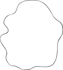 Irregular shape outline