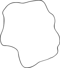 Irregular shape outline