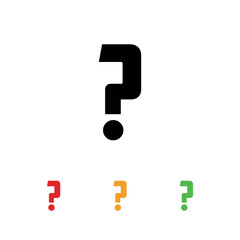 question sign icon vector template