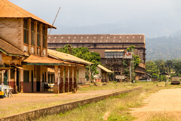Abandoned railway station in Moshi, Tanzania