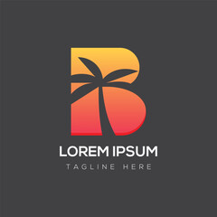 Summer logo with a palm tree and b in the middle © Nampa