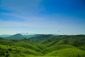 landscape with sky and clouds