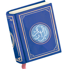 Closed Holy Quran, perfect for Ramadan Design