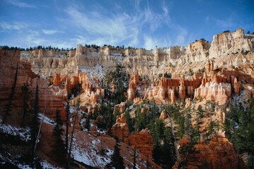 Scenic view of the Bryce Canyon National Park during daytime in Utah, United States