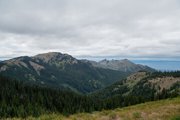 Fototapeta na wymiar Mountain view in Pacific Northwest