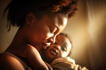 Black Motherhood: Warmth and Resilience.
Generative AI