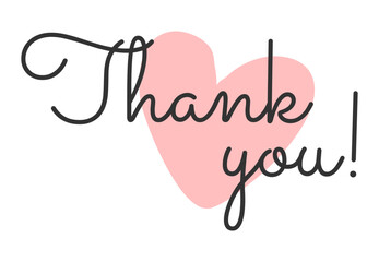Thank you sign icon. Customer service symbol. vector thank you handwritten inscription. hand drawn lettering. Thank you calligraphy. Thank you card.