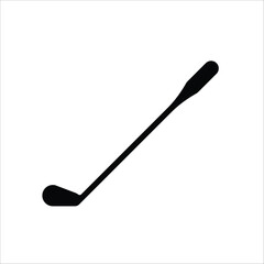 Golf club stick vector icon. Golf clubs flat sign design illustration. Golf stick symbol pictogram. UX UI icon