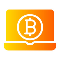 online payment gradient icon