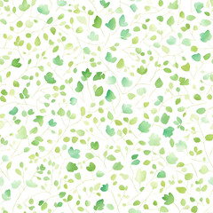 Seamless pattern leaves