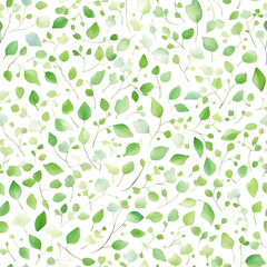 Seamless pattern leaves