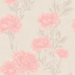 Rolgordijnen Seamless flowers pattern © tugolukof
