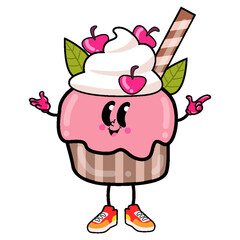 Whimsical and Adorable Cartoon Character Illustration