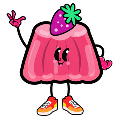 Whimsical and Adorable Cartoon Character Illustration