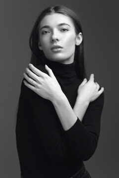 portrait of the beautiful young woman
