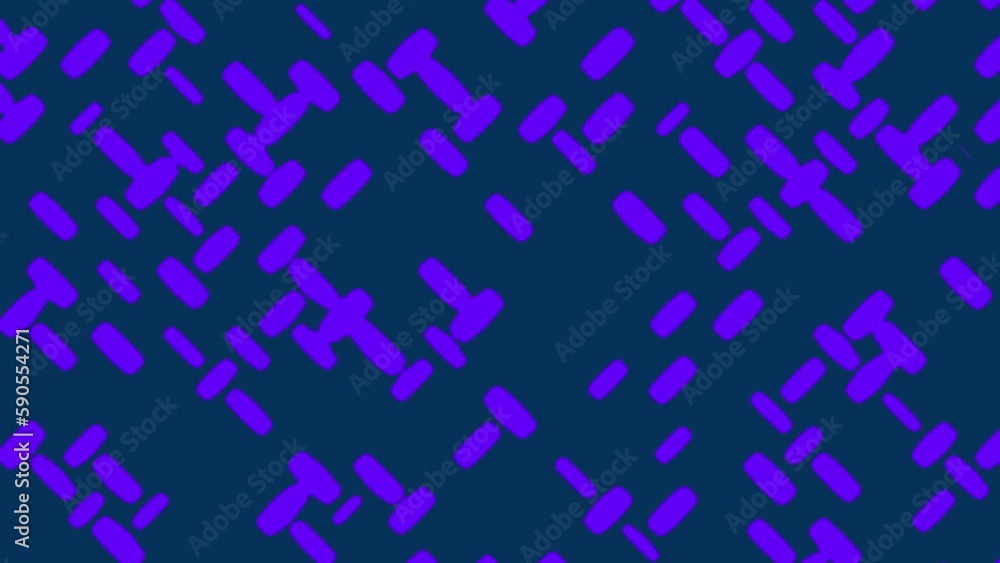 Poster abstract blue background from lines. rendering animation.