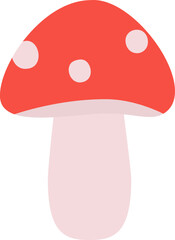 Mushroom icon. Cute Mushroom Illustration.