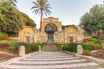 Basilica of San Saturnino in Cagliari. Sardinia, Italy