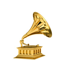 gramophone isolated 3d