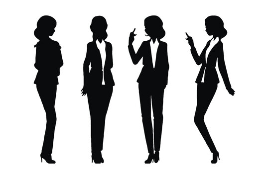 business woman silhouette free