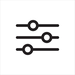 Sound mixer vector icon. Studio DJ disco club sound mixer flat sign design illustration. Sound mixer symbol pictogram.  UX UI icon