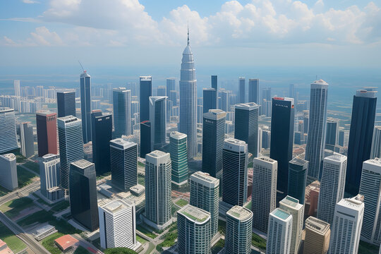 Close view of Menara (Tower) Kuala Lumpur