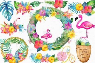  Christmas eve with champagne. AI generated art illustration.