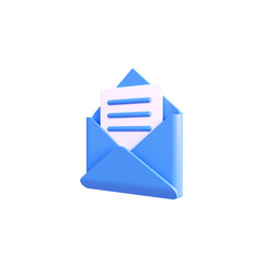 Massage in box icon illustration 3d render isolated side view PNG transparent