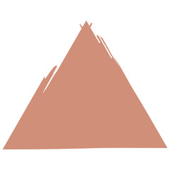 Triangle Brush Stroke Frame