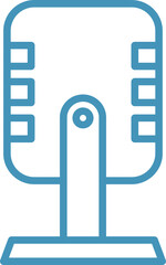 microphone line icon