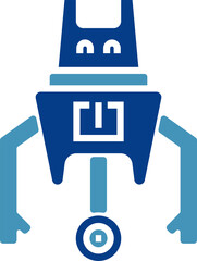 robot cartoon icon