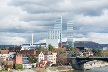 view over skyline of Basel