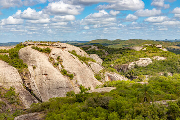 Geological formations and vegetation