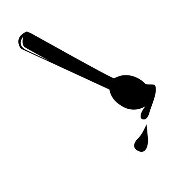 tablespoon with sugar illustration