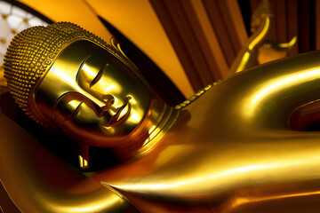 reclining buddha statue in thailand