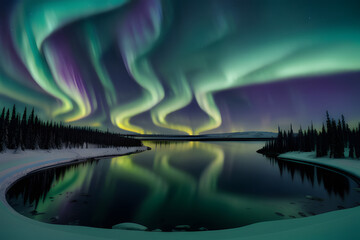 Northern lights, Fairbanks, Alaska