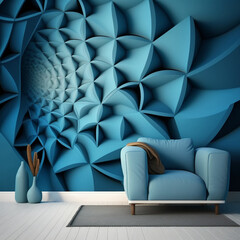 Fototapeta premium interior design image created using Generative AI