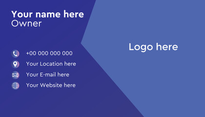 Business card design, Clean professional business card template, visiting card, abstract business card template color.