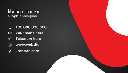 Business card design, Clean professional business card template, visiting card, abstract business card template color.	