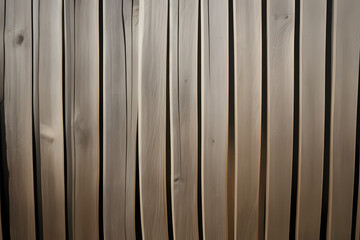 Obraz premium Unpainted wooden fence in the Netherlands village