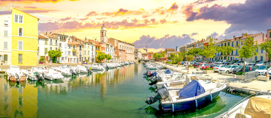 Hafen von Martigues, Südfrankreich 